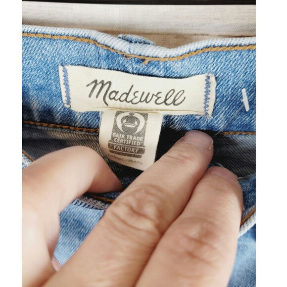 MADEWELL THE PERFECT VINTAGE STRAIGHT JEAN, SZ 30 - Picture 5 of 14